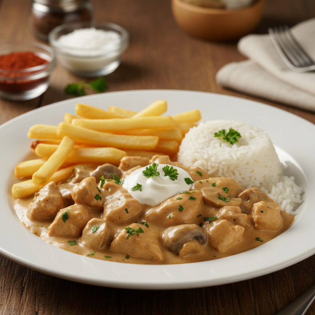 Strogonoff de Frango
